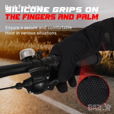 Подложки за ръкавици Dr.warm с тъчскрийн нагревател, презареждащи се нагревателни ръкавици, снимка 4 - Ръкавици - 54159303