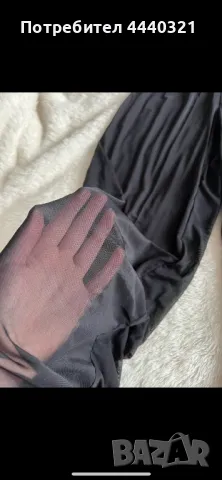 Черен прозиращ панталон от тюл за бански , снимка 3 - Бански костюми - 50215846