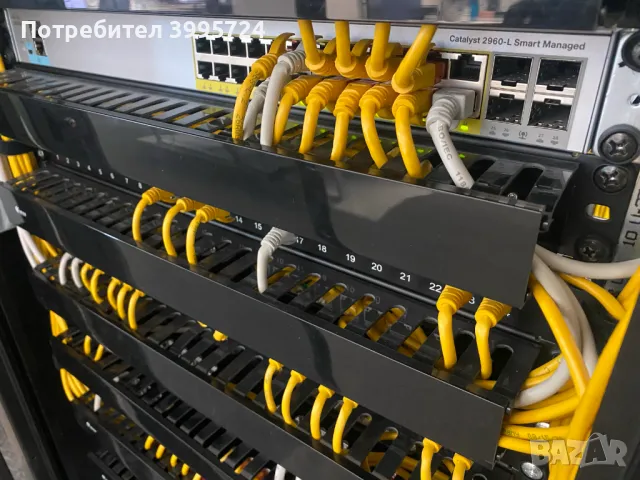 CISCO WS-C2960L-24PS-LL - Catalyst 2960L 24 port GigE with PoE, 4 x 1G SFP, LAN Lite, снимка 5 - Друга електроника - 49123847