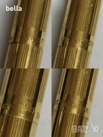 Колекционерска позлатена химикалка 12К-Sheaffer U.S.A , снимка 2 - Антикварни и старинни предмети - 52665066