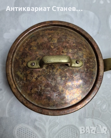 Медна касерола, снимка 3 - Съдове за готвене - 52147631