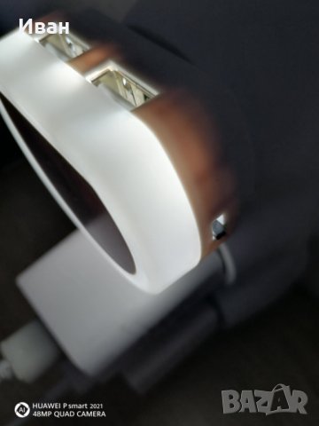 ПРОМО 2 в 1 Качественна ЛЕД лампа и зарядно с 2 УСБ USB изхода за смартфон таблет , снимка 12 - Оригинални зарядни - 30678605