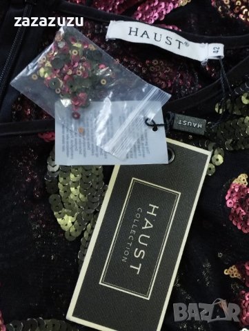 H A U S T collection черна дамска официална рокля , снимка 2 - Рокли - 38566518
