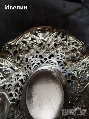 купа,фруктиера в стил арт деко, снимка 3 - Антикварни и старинни предмети - 29221322