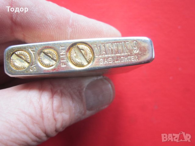 Страхотна позлатена запалка Мартин 9 , снимка 3 - Колекции - 31949913