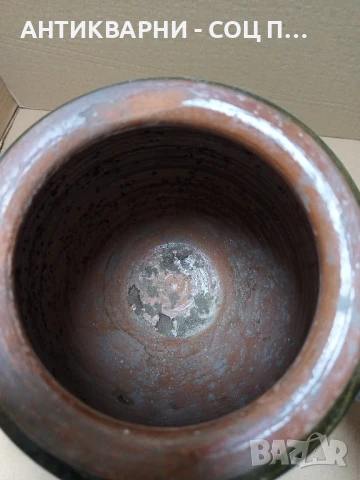 Стара Ръчно Изработена Глинена Делва., снимка 5 - Антикварни и старинни предмети - 51359924