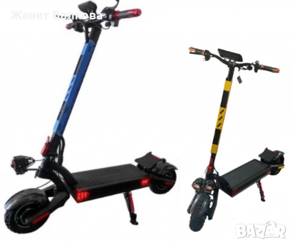 Електрическа тротинетка L22 с 48V литиева батерия, пробег до 50 км. и 11" гуми