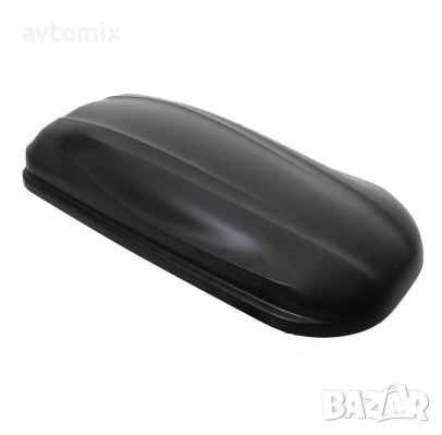 Автобокс Junior Altro 200x90x41cm с 70 mm крепежи, с двустранно отваряне с ключ, 500 литра - черен