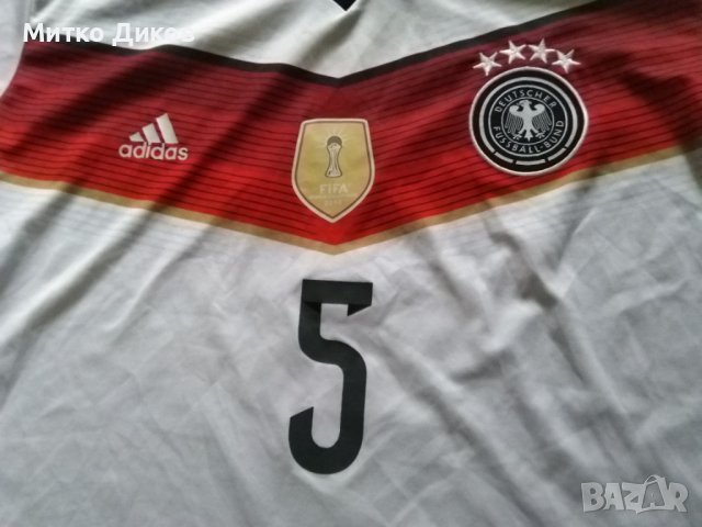 Германия футболна тениска №5 Хумелс размер М, снимка 3 - Футбол - 40622613