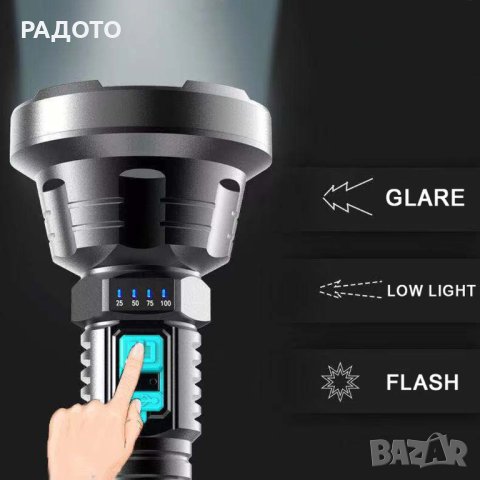 Акумулаторен фенер, снимка 4 - Къмпинг осветление - 40416927