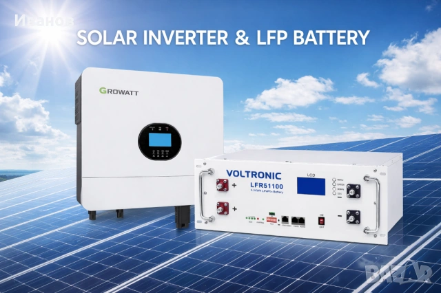 lifepo4 Тягов акумулатор51,2v 5,2kw Безплатна доставка.Соларна батерия.