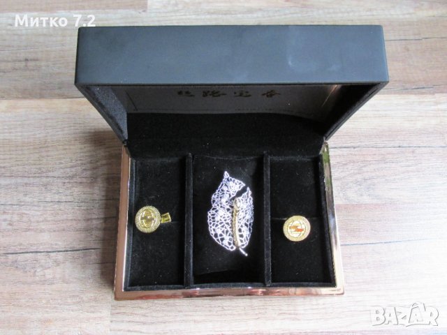 брошка копринена  буба, снимка 3 - Други - 32111399