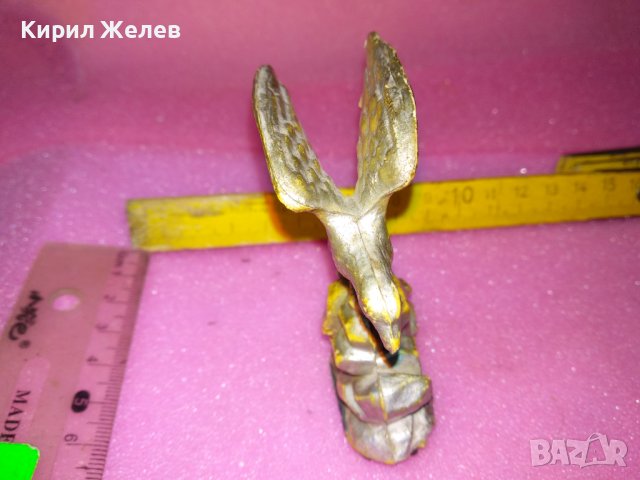СТАРА БАКЕЛИТОВА ФИГУРКА на ОРЕЛ с РАЗПЕРЕНИ КРИЛЕ 42888, снимка 3 - Колекции - 44186539