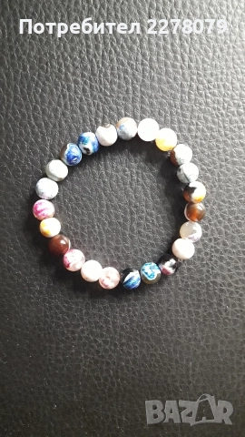 Гривни от различни камъни - ръчна изработка, снимка 11 - Гривни - 44841656