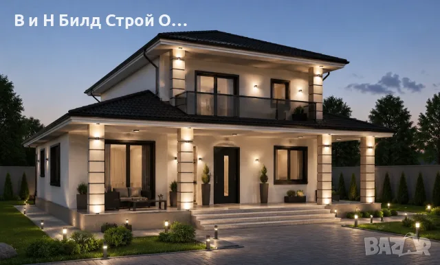 Сглобяема Къща - 140 м² | 2 Етажа | 3 Спални | 3 Бани |