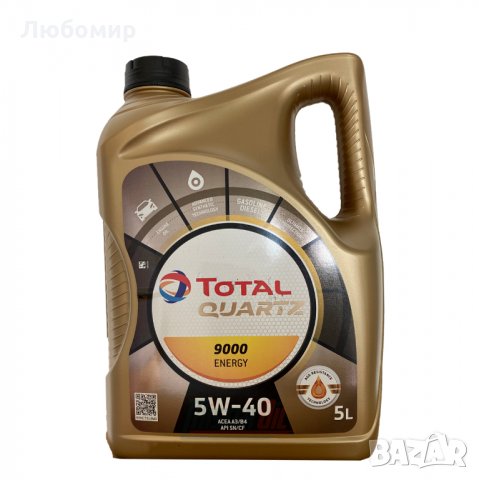 Моторно масло TOTAL QUARTZ 9000 5W-40 5л. , снимка 1
