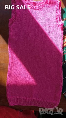 Ръчно плетиво Неонова туника/рокля, снимка 2 - Туники - 39228622