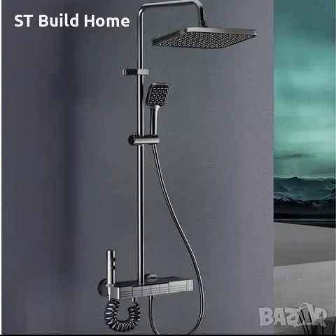 Луксозен Душ Комплект с LED Светлина, снимка 5 - Душове - 50907020