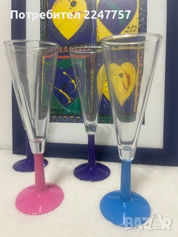 Чаши Leonardo Germany , снимка 2 - Антикварни и старинни предмети - 52253275