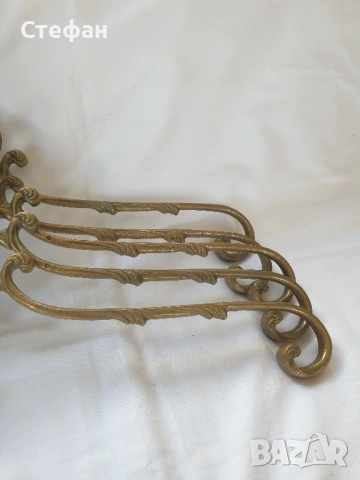 Стари бронзови закачалки, снимка 4 - Антикварни и старинни предмети - 54307261