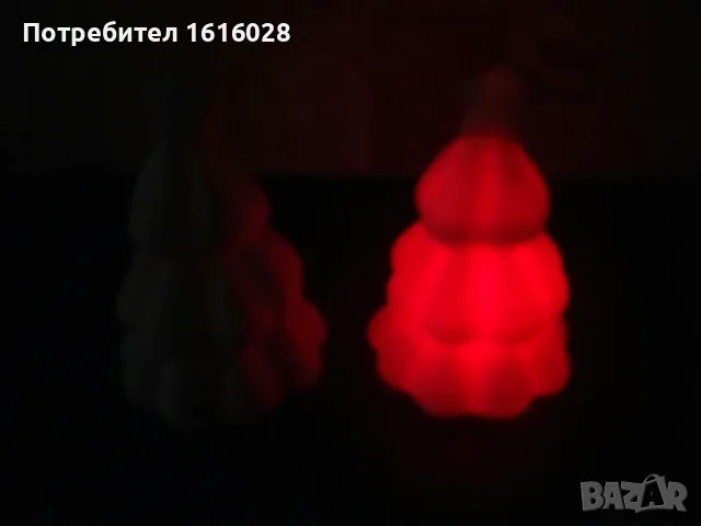Светещи лампи Коледни елхички., снимка 3 - Детски нощни лампи - 36172079