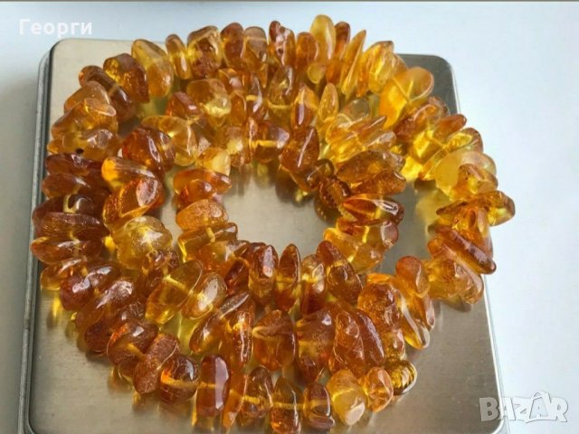 Колие от висококачествен Балтийски кехлибар 51 грама. 