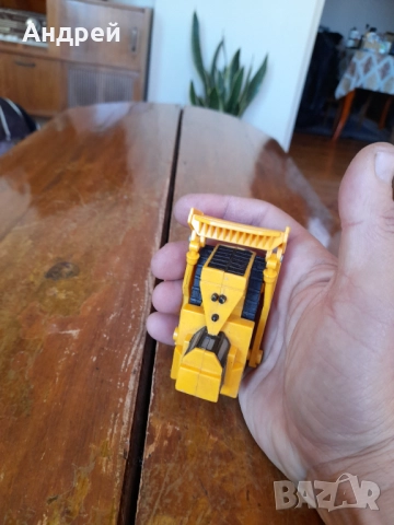 Стара играчка трактор,булдозер CAT, снимка 5 - Колекции - 52470894