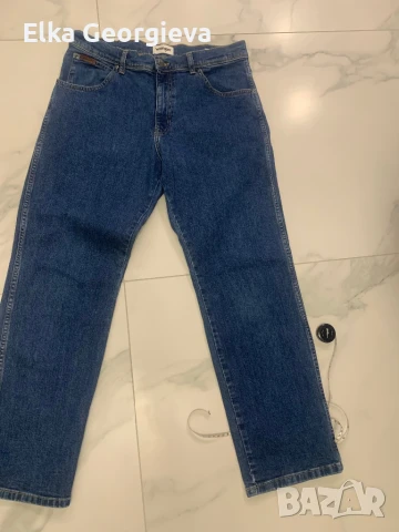 Оригинални мъжки дънки Wrangler 34 размер, снимка 2 - Дънки - 51240632