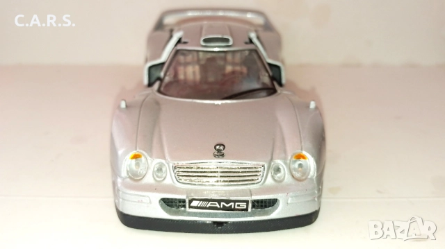 Mercedes Benz CLK-GTR Street Version MAISTO 1:26, снимка 7 - Колекции - 52898408