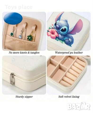 Малка кутия за бижута Лило и Стич Lilo and Stitch , снимка 2 - Шноли, диадеми, ленти - 50670992