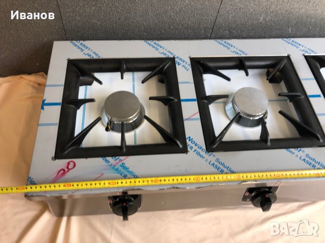 Професионален троен Газов Котлон 21 kw (CE Сертификат) газова защита, снимка 3 - Обзавеждане за заведение - 29618544