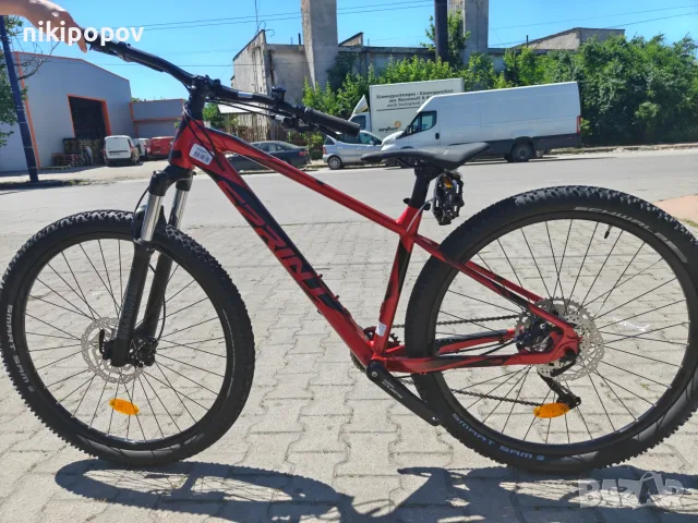 Промо велосипед 27.5" Sprint APOLON PRO червен, снимка 8 - Велосипеди - 56070219