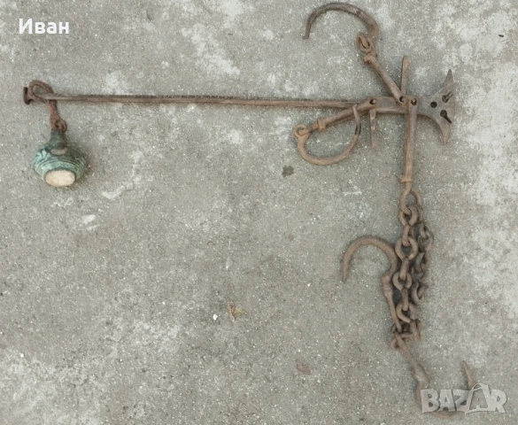 Стари кантари с топуз , снимка 2 - Антикварни и старинни предмети - 51380110