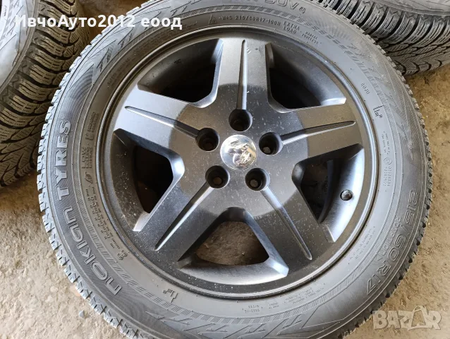 Алуминиеви джанти 17 със зимни гуми nokian, снимка 12 - Гуми и джанти - 55791957