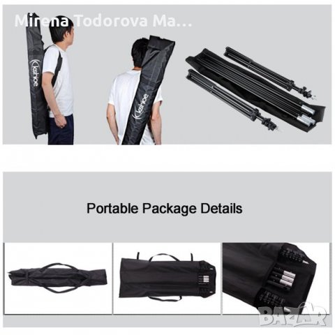 Фото студио КSHIOE.Професионален комплект за софтбокс с една глава, снимка 4 - Светкавици, студийно осветление - 36894308