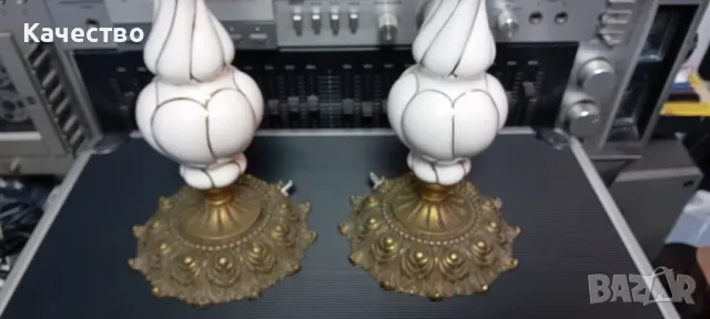 Комплект свещници , снимка 2 - Антикварни и старинни предмети - 49832348