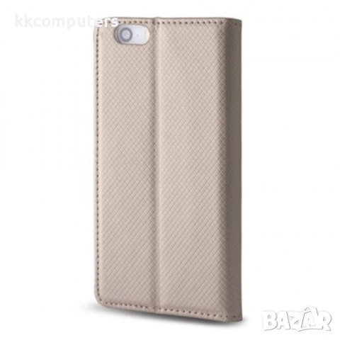 Калъф тефтер флип bSmart Magnet Book страничен, За Samsung Galaxy A17, Златист и Протектор, снимка 2 - Калъфи, кейсове - 51923636