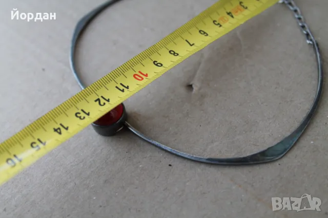 Сребърно дамско колие, снимка 12 - Колиета, медальони, синджири - 47608141