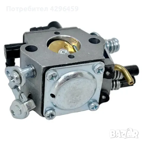 Карбуратор за бензинова резачка за дърва, с подкачваща помпа за гориво (U02093), снимка 5 - Градинска техника - 47932057