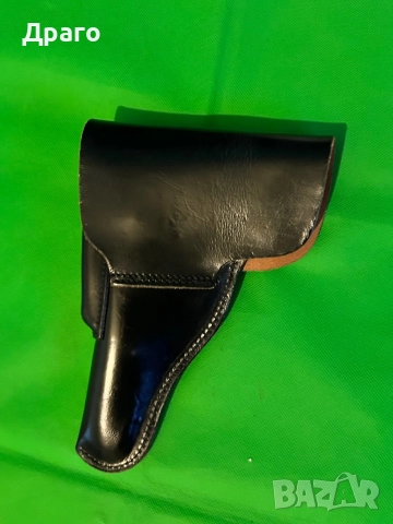 Кожен кобур за пистолет Walther P38 Валтер П38, снимка 3 - Бойно оръжие - 52576289