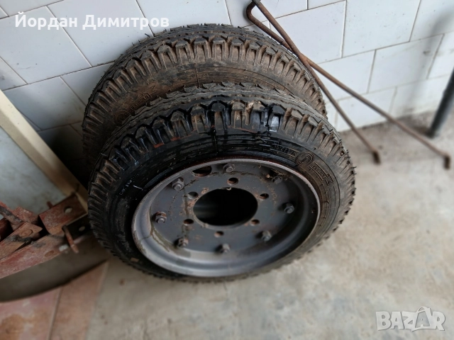 ГУМИ С ДЖАНТИ 13 ЦОЛА ТЕСНИ ЗА РЕМАРКЕТА НА ПЛОВДИВСКИ МОТОБЛОК , снимка 4 - Селскостопанска техника - 52719501