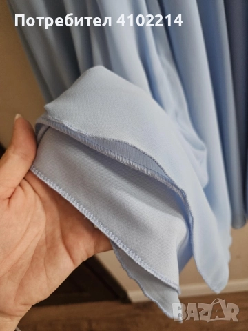 Светло синя официална рокля, снимка 3 - Рокли - 52221232