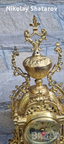 Каминен часовник , снимка 6 - Антикварни и старинни предмети - 51503718