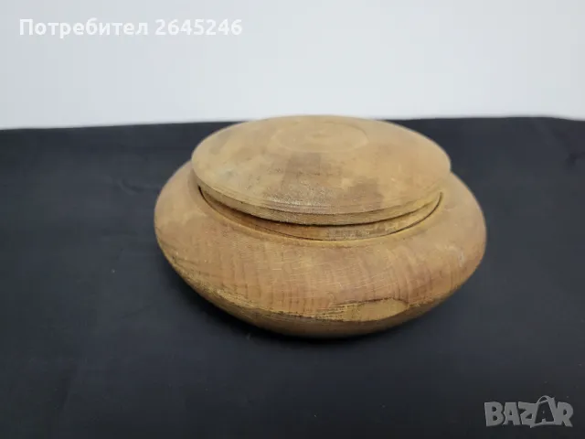 Стара дървена солница , снимка 1