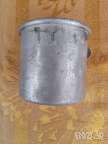 Старо алуминиево канче, снимка 2 - Антикварни и старинни предмети - 40709149