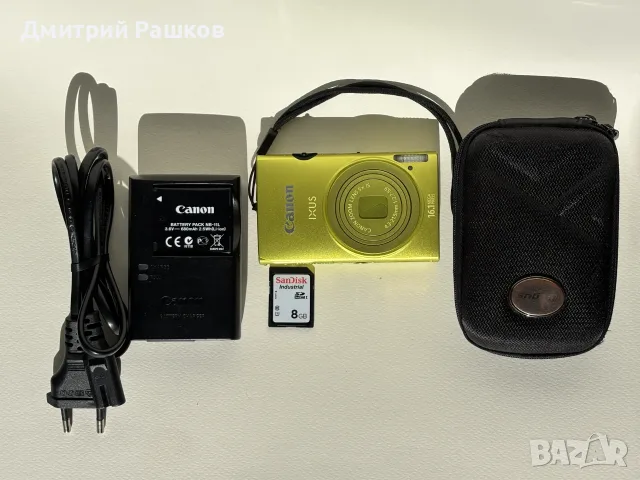 Дигитален фотоапарат Canon ixus 125 hs, в отлично състояние, работи перфектно