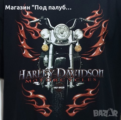Нова мъжка тениска със ситопечат HARLEY DAVIDSON, мотори, снимка 3 - Тениски - 30100173