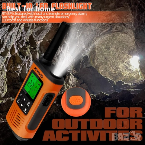 Retevis RT45P Водоустойчиви уоки-токита IP67, снимка 7 - Друга електроника - 52629282