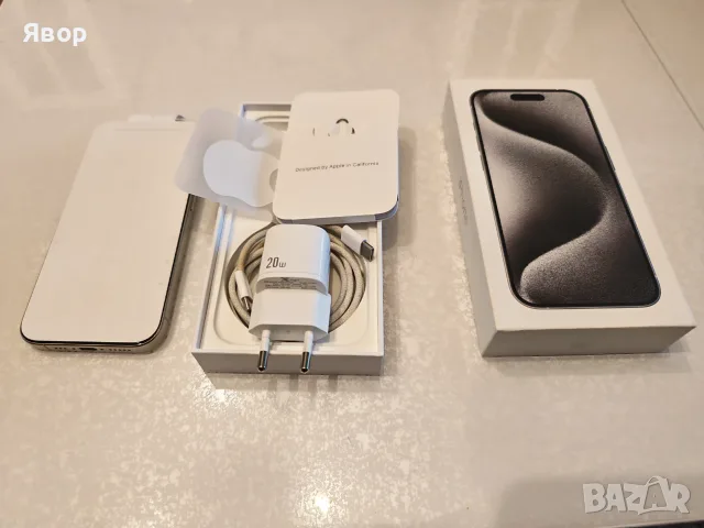 iPhone 15 Pro, бял, отличен, снимка 2 - Apple iPhone - 56442097