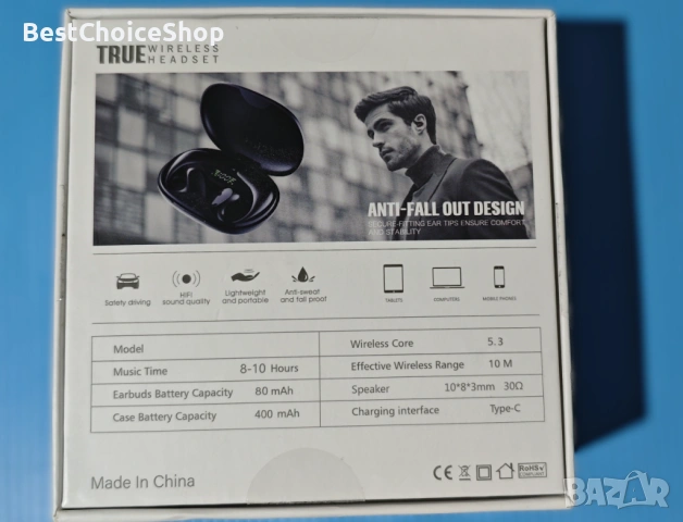 Безжични слушалки с AI превод 2 в 1 - превод в реално време, снимка 6 - Слушалки, hands-free - 54181932